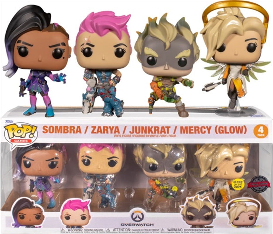 Overwatch - US Exclusive Pop! Vinyl 4-Pack [RS]