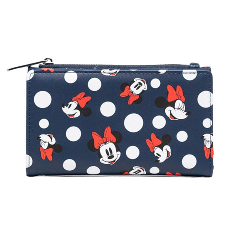 Loungefly Disney - Minnie Mouse Polka Dots Navy Purse