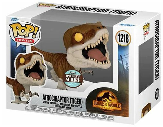 Jurassic World 3 - Atrociraptor Tiger Pop! Vinyl