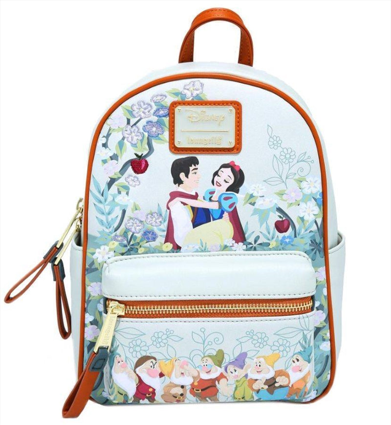 Loungefly Snow White and the Seven Dwarfs (1937) - Floral US Exclusive Mini Backpack