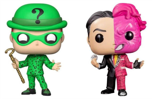 Batman Forever - Two-Face & Riddler Glow US Exclusive Pop! 2-pack [RS]