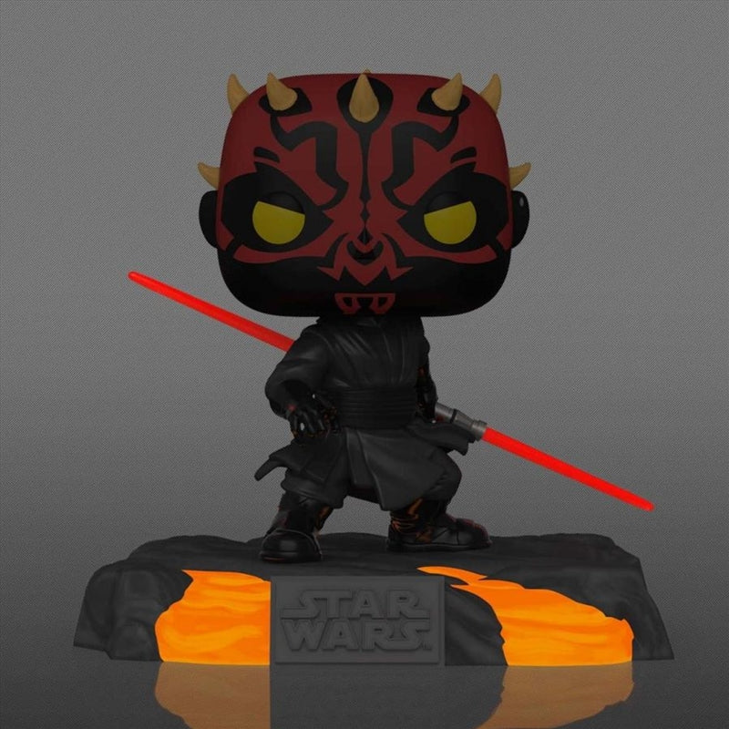 Star Wars - Red Saber Series: Darth Maul Glow US Exclusive Pop! Deluxe [RS]