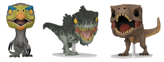 Jurassic World 3: Dominion - Dinosaurs US Exclusive Pop! 3-Pack [RS]