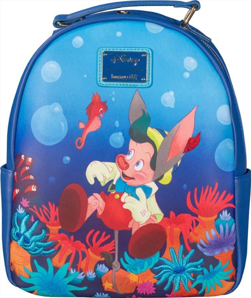 Pinocchio - Loungefly - Pinocchio (1940) - Sea US Exclusive Mini Backpack