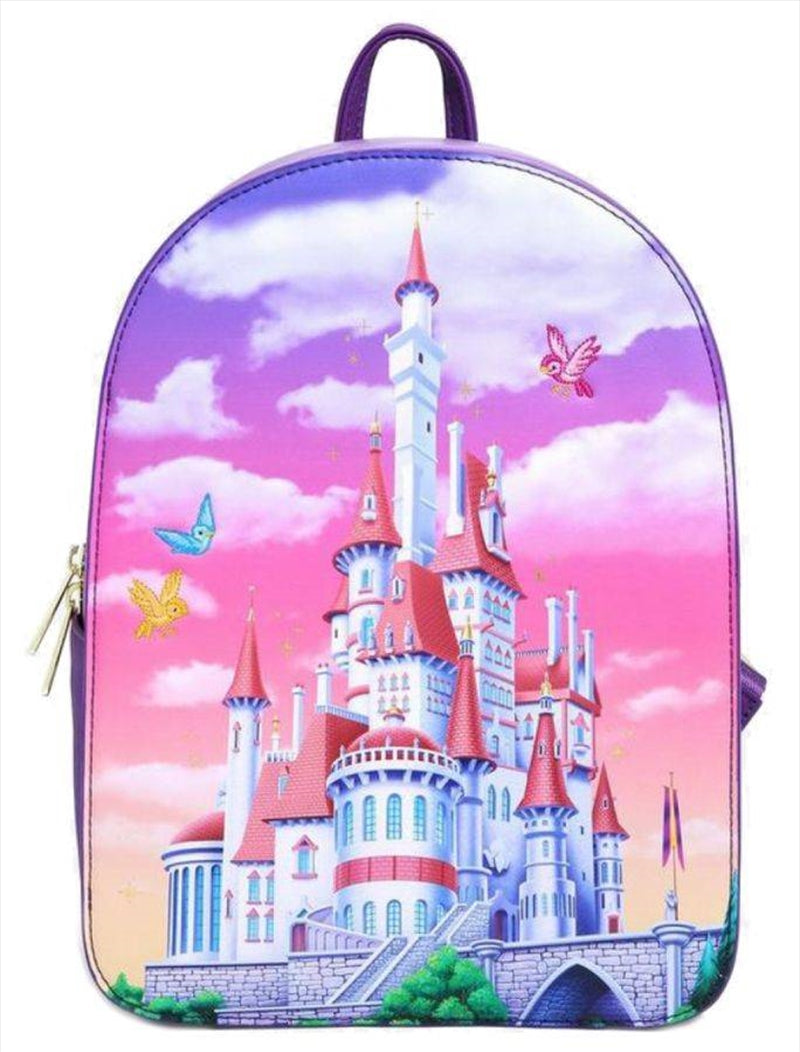 Loungefly Beauty and the Beast (1991) - Castle Snap Flap US Exclusive Mini Backpack