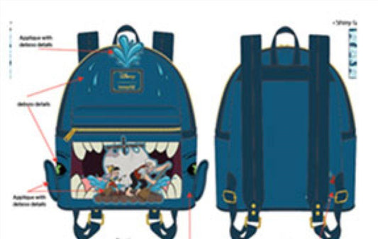 Loungefly Pinocchio (1940) - Monstro Mini Backpack