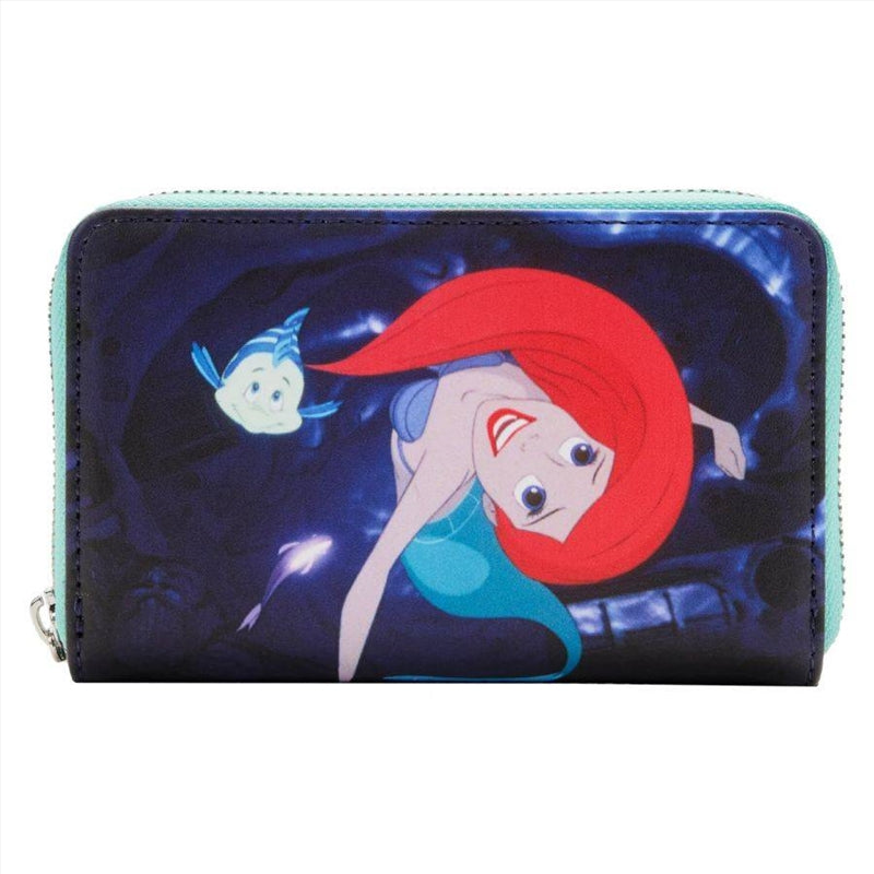 Loungefly Little Mermaid (1989) - Princess Scenes Zip Purse