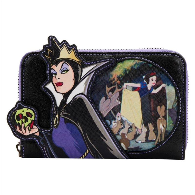 Loungefly Snow White (1937) - Evil Queen Apple Zip Purse