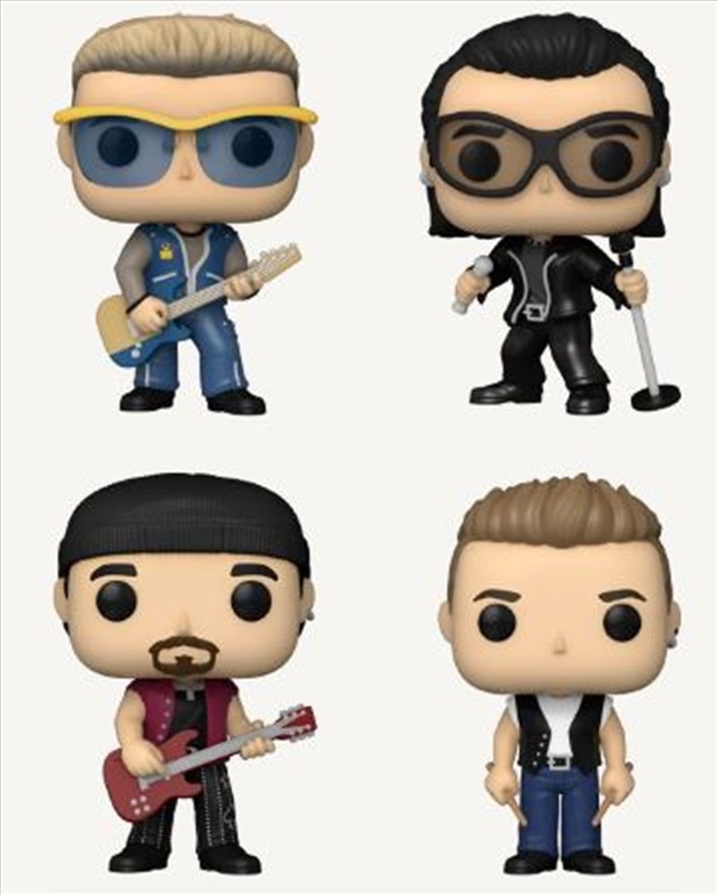 U2 - Zoo TV US Exclusive Pop! Vinyl 4-Pack [RS]