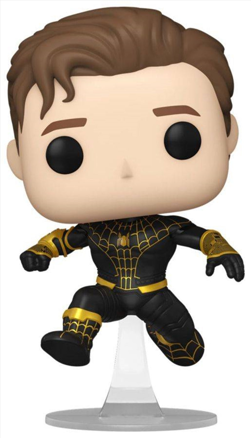 SpiderMan: No Way Home - SpiderMan (Black Suit) Unmasked US Exclusive Pop! Vinyl [RS]