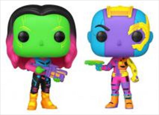 Guardians of the Galaxy: Vol. 2 - Gamora & Nebula Black Light US Exclusive Pop Vinyl ! 2-Pack [RS]