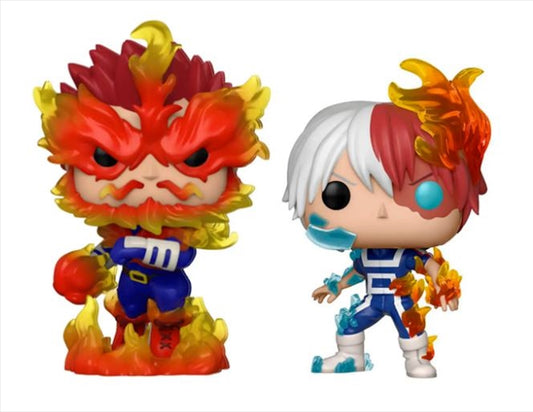 My Hero Academia - Endeavor & Todoroki Pop! Vinyl 2-Pack [RS]