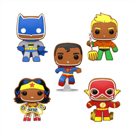 DC Comics - Gingerbread Heroes US Exclusive Pop! Vinyl 5-Pack [RS]