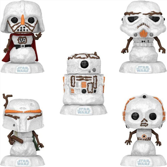 Star Wars - Snowman US Exclusive Pop! Vinyl 5-Pack [RS]