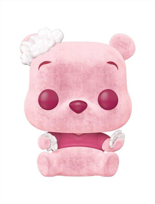 Winnie the Pooh - Cherry Blossom Winnie the Pooh Flocked US Exclusive Pop! Vinyl [RS]