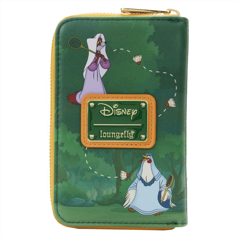 Loungefly Robin Hood (1973) - Classic Book Cover Zip Around Purse