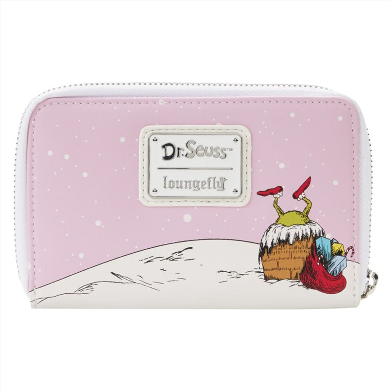 Loungefly  Dr Seuss - The Grinch Sleigh Zip Around Purse