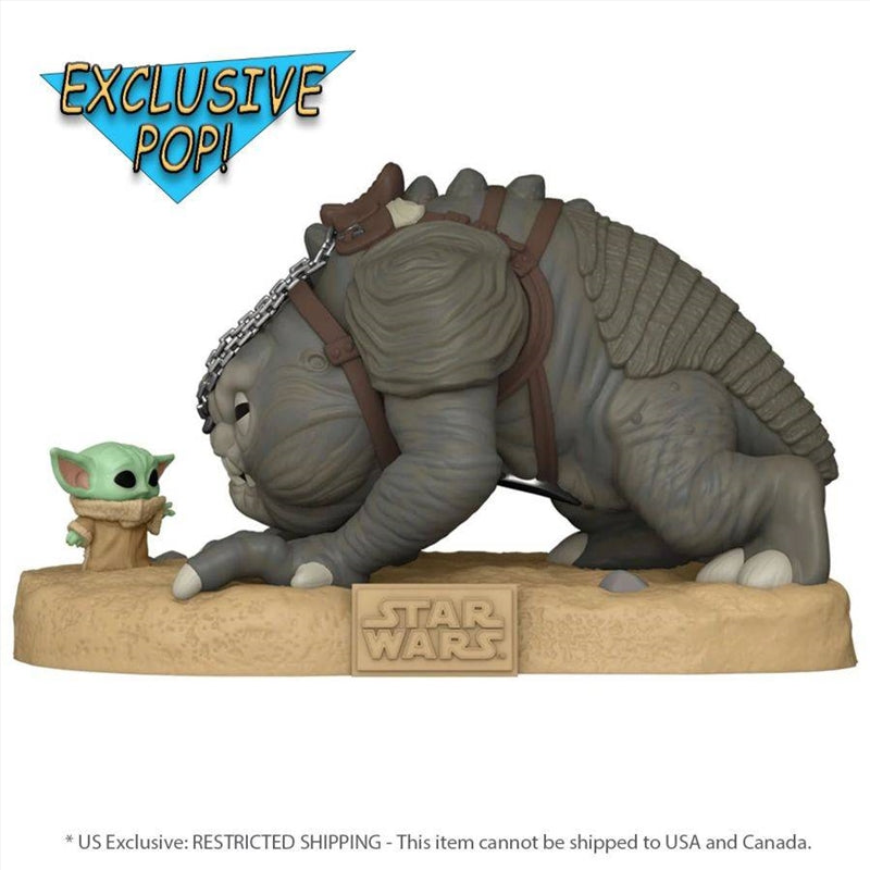 Star Wars: Book of Boba Fett - Rancor with Grogu US Exclusive 10" Pop! Vinyl (RS)