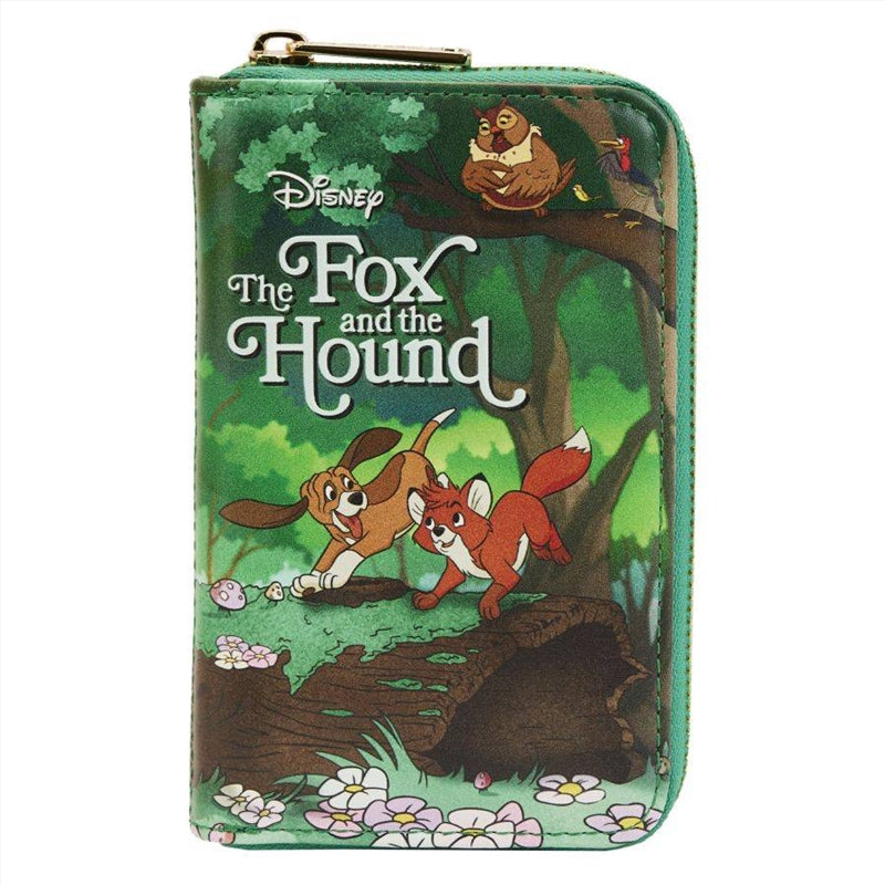 Loungefly Fox & the Hound - Classic Book Zip Around Purse