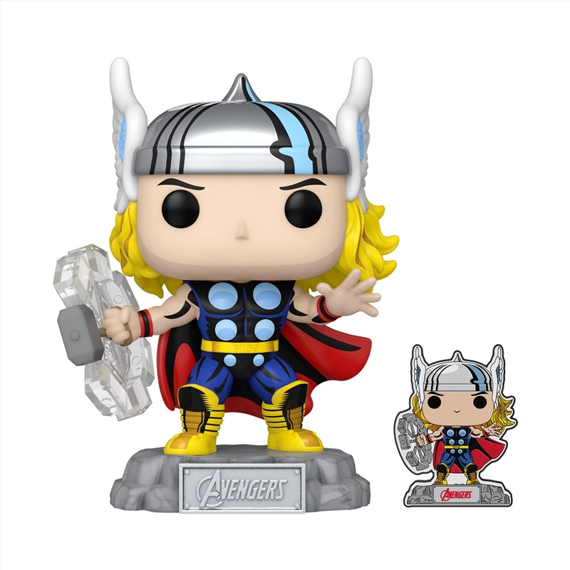 Avengers (comics) 60th - Thor Pop! w/Pin RS