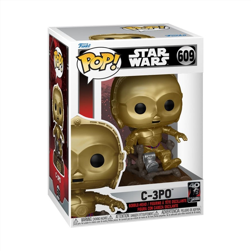 Star Wars: RotJ 40th - C3P0 in chair Pop!