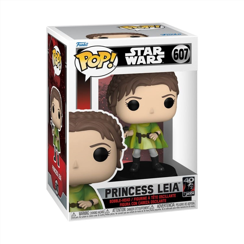 Star Wars: Return Of The Jedi 40th Ann - Leia Bounty Hunter Pop!