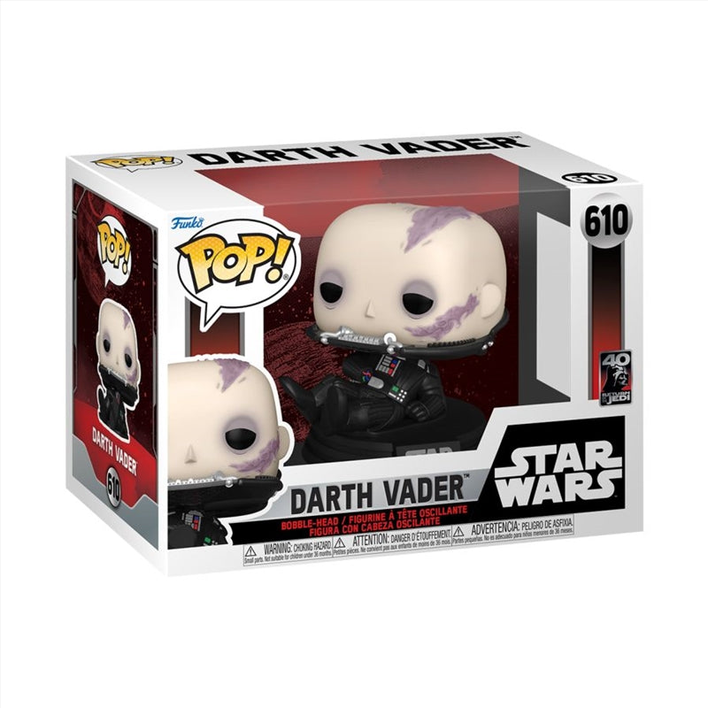 Star Wars: Return Of The Jedi 40th Ann- Vader Unmasked Pop!