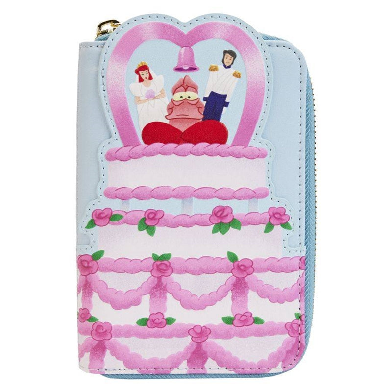 Loungefly The Little Mermaid (1989) - Wedding Cake Zip Around Purse