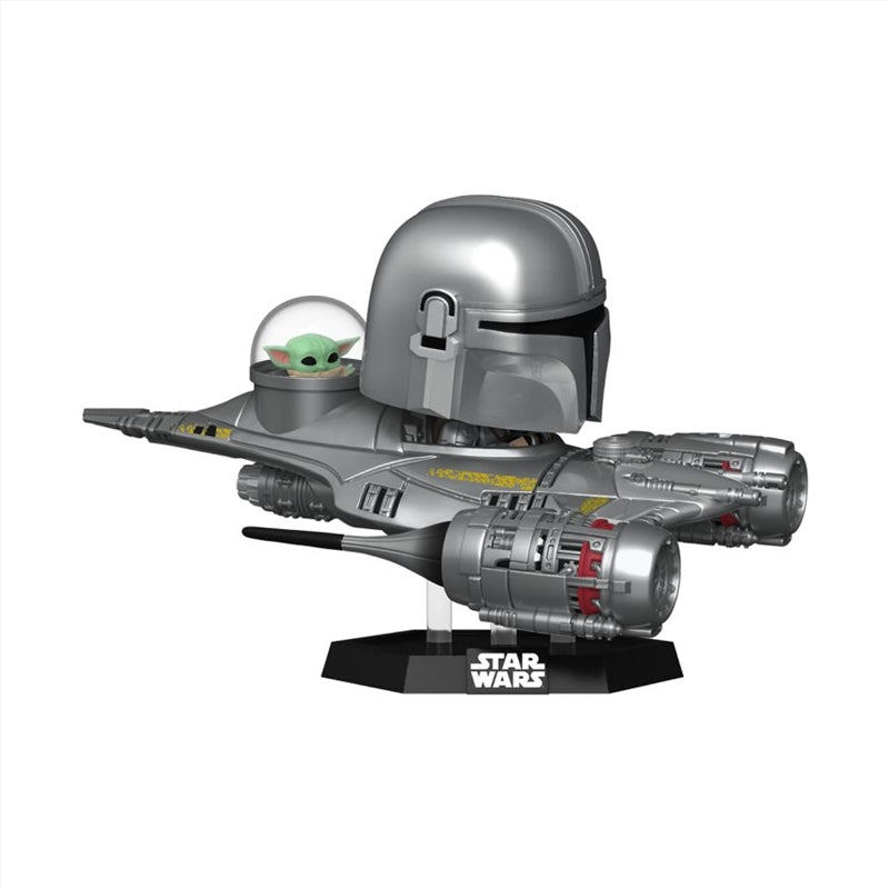 Star Wars - The Mandalorian and Grogu in N1 Starfighter US Exclusive Pop! Ride [RS]