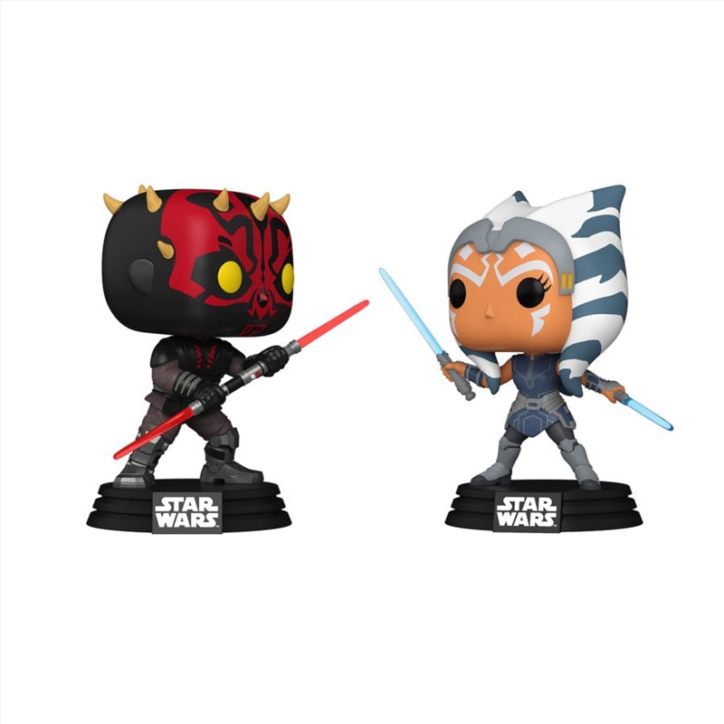 Star Wars: Clone Wars - Maul Vs Ahsoka US Exclusive Pop! 2 Pack [RS]