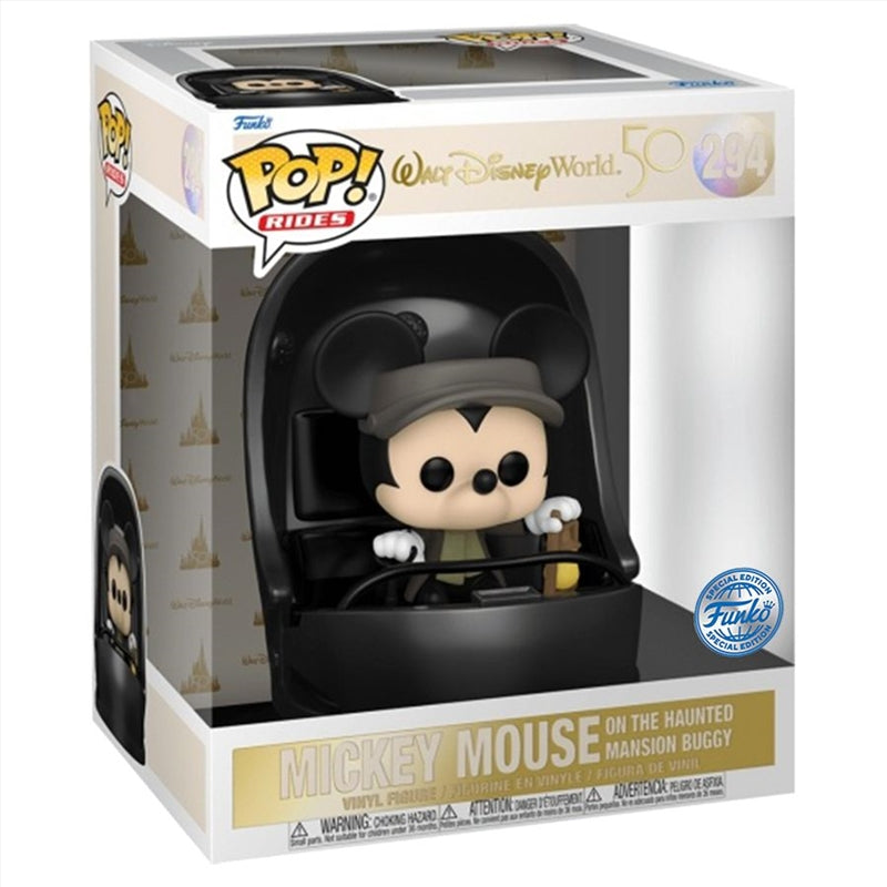 Disney World 50th - Haunted Mansion US Exclusive Pop! Ride [RS]