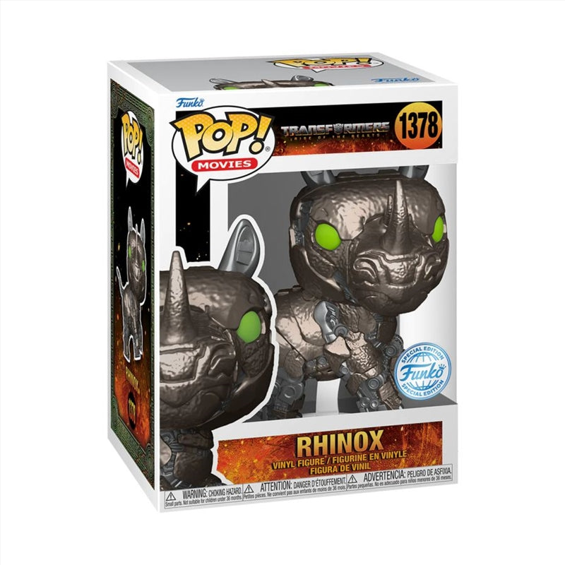 Transformers: Rise of the Beasts - Rhinox US Exclusive Pop! Vinyl [RS]