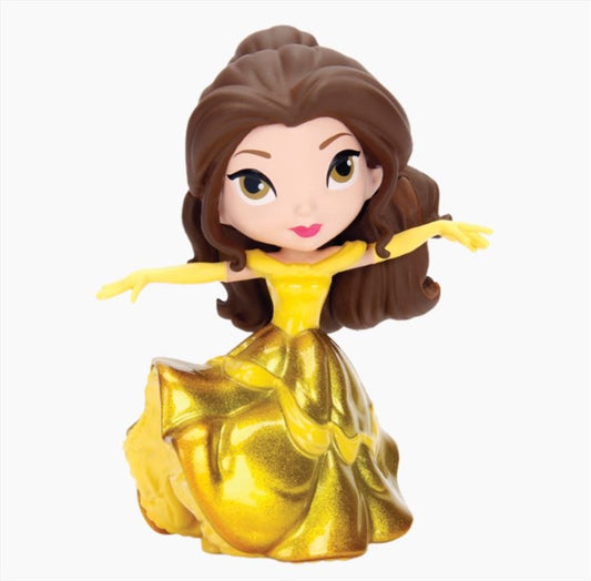 Beauty & the Beast (1991) - Belle with Gold Dress 4" Diecast MetalFig