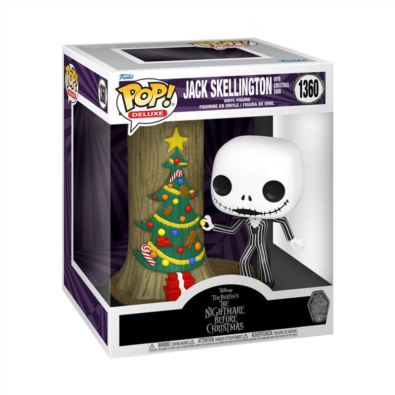 The Nightmare Before Christmas - Jack with Christmas Town Door 30th Anniversary Pop! Deluxe