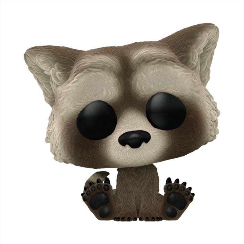 Guardians of the Galaxy: Vol. 3 - Baby Rocket (Flocked) US Exclusive Pop! Vinyl [RS]