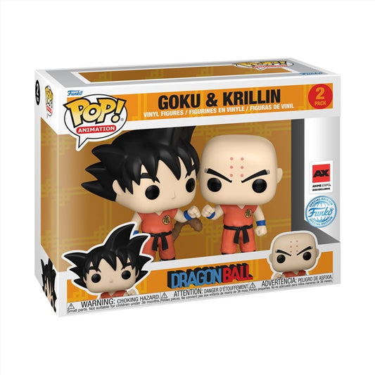 Dragon Ball Z - Goku and Krillin US Exclusive Pop! Vinyl 2-Pack [RS]