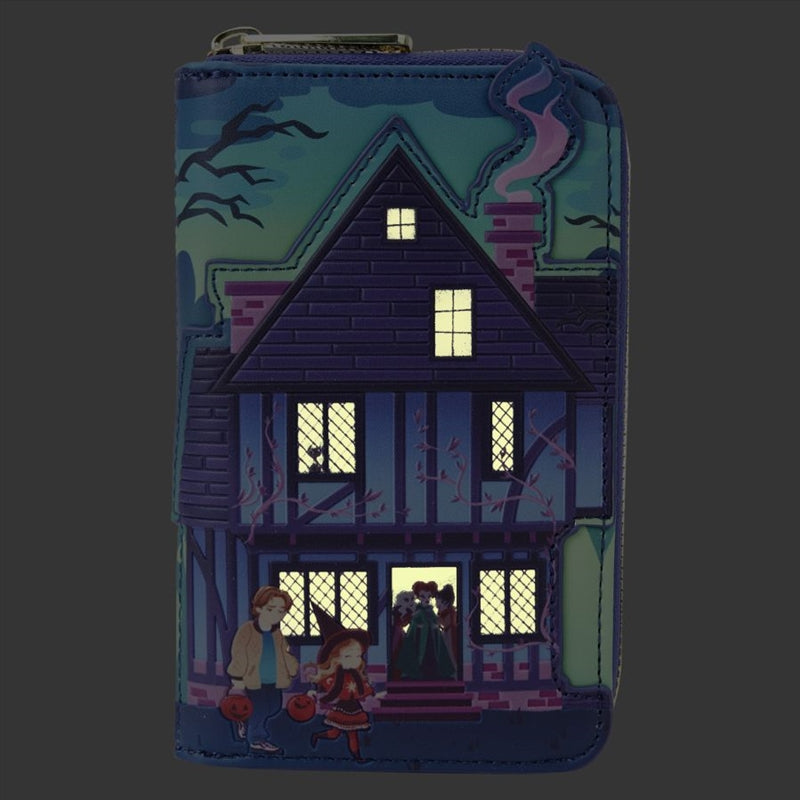 Loungefly Hocus Pocus - Sanderson Sisters' House Glow Zip Around Wallet