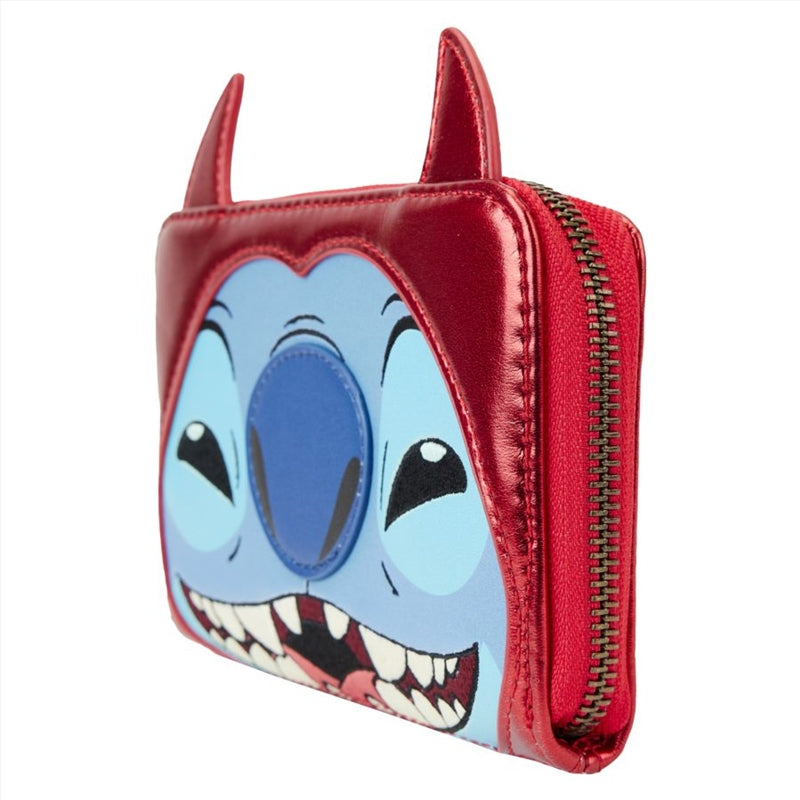 Loungefly Disney - Stitch Devil Cosplay Zip Around Wallet