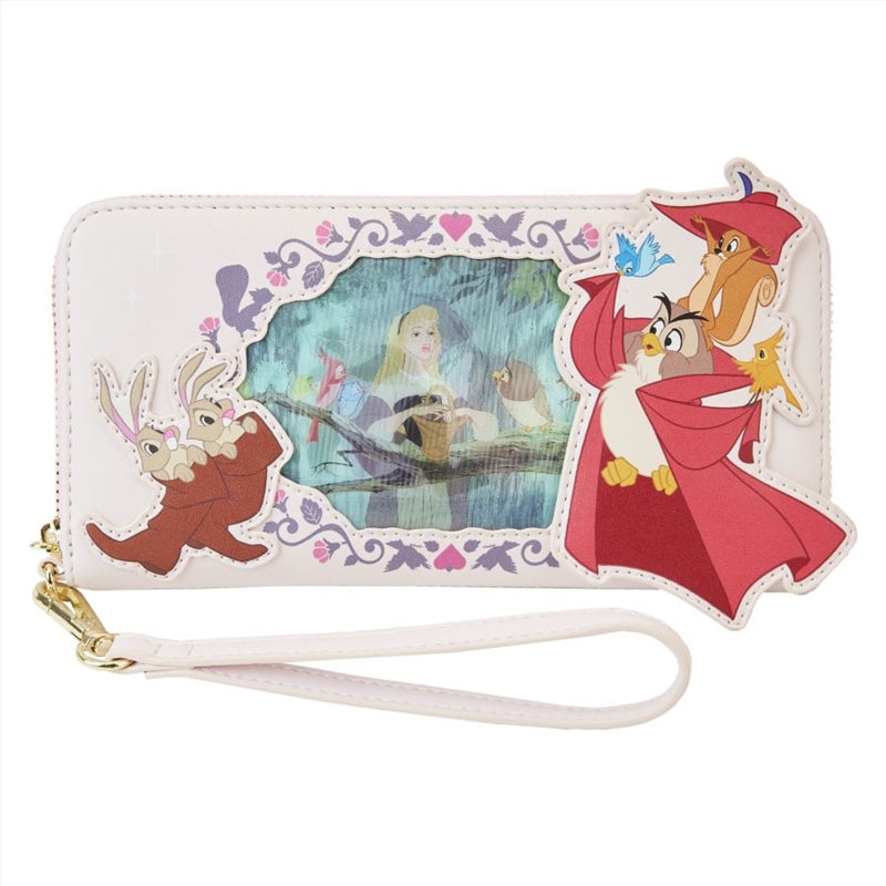 Loungefly Sleeping Beauty - Princess Lenticular Series Wristlet Wallet