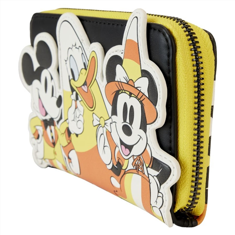 Loungefly Disney - Mickey & Friends Candy Corn Zip Around Wallet