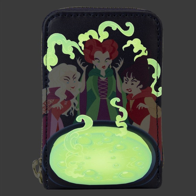 Loungefly Hocus Pocus - Sanderson Sisters Cauldron Glow Accordion Wallet