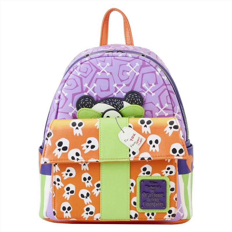 Loungefly Nightmare Before Christmas - Scary Teddy Present Mini Backpack