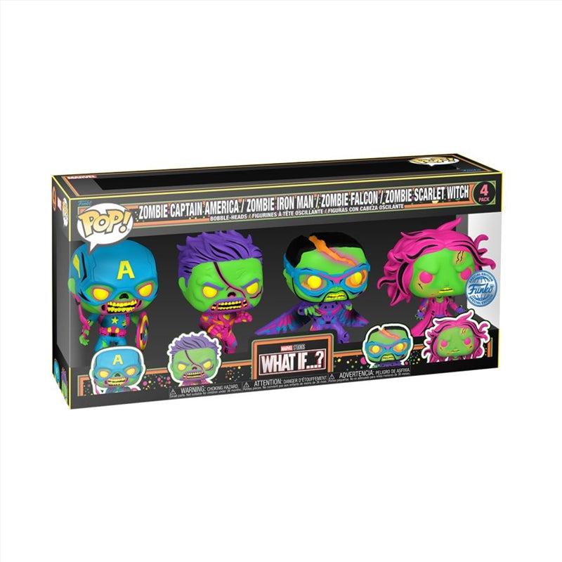 What If...? - Blacklight US Exclusive Pop! Vinyl 4-Pack [RS]