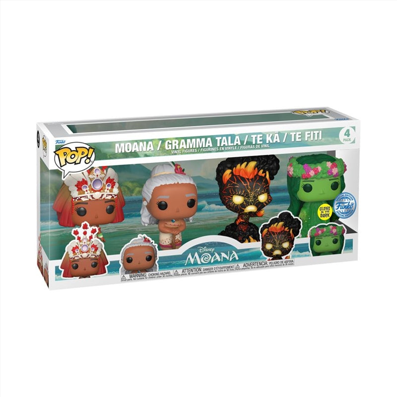 Moana - US Exclusive Pop! Vinyl 4-Pack [RS]