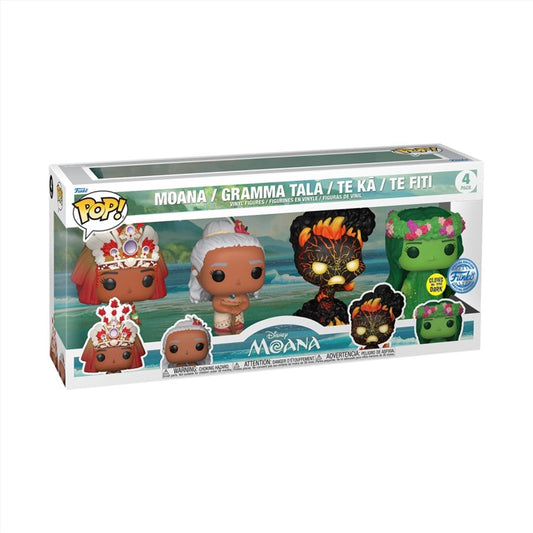 Moana - US Exclusive Pop! Vinyl 4-Pack [RS]