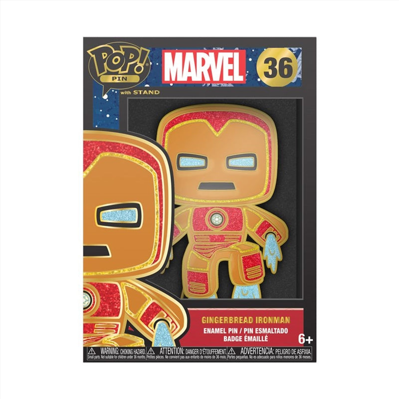 Marvel Comics - Iron Man Gingerbread Enamel Pop! Pin