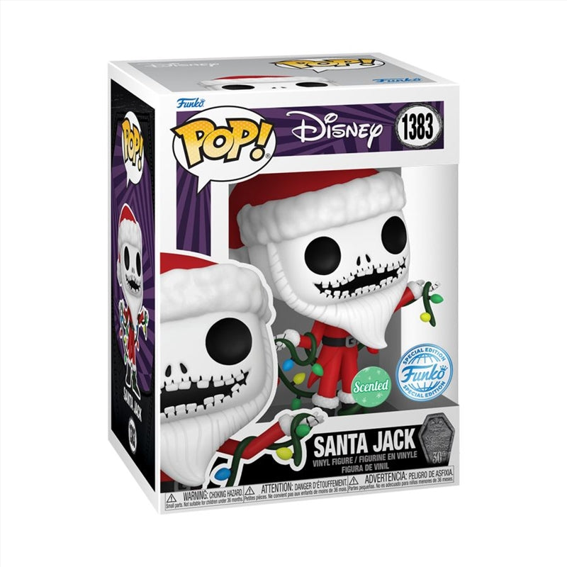 The Nightmare Before Christmas 30th Anniversary - Santa Jack US Exclusive Scented Pop! Vinyl [RS