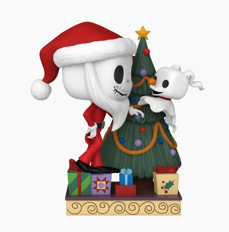 The Nightmare Before Christmas 30th Anniversary - Jack & Zero with Christmas Tree Pop! Deluxe