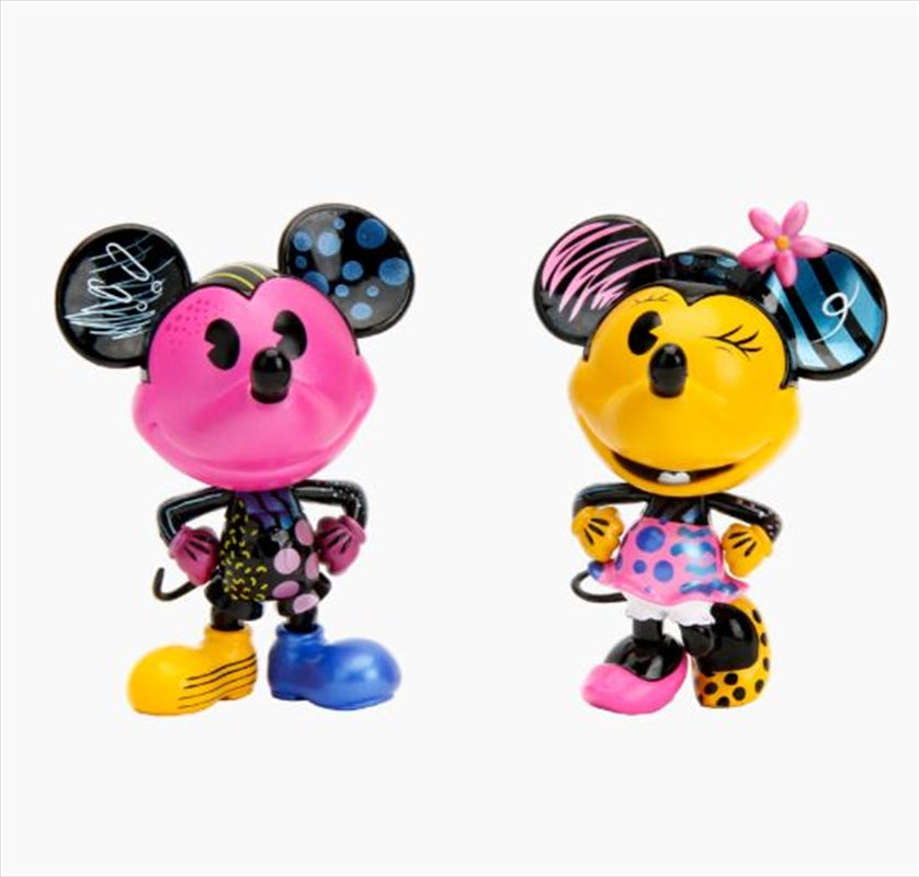 Disney - Mickey & Minnie Next Level Collector 4" MetalFig 2-Pack Set