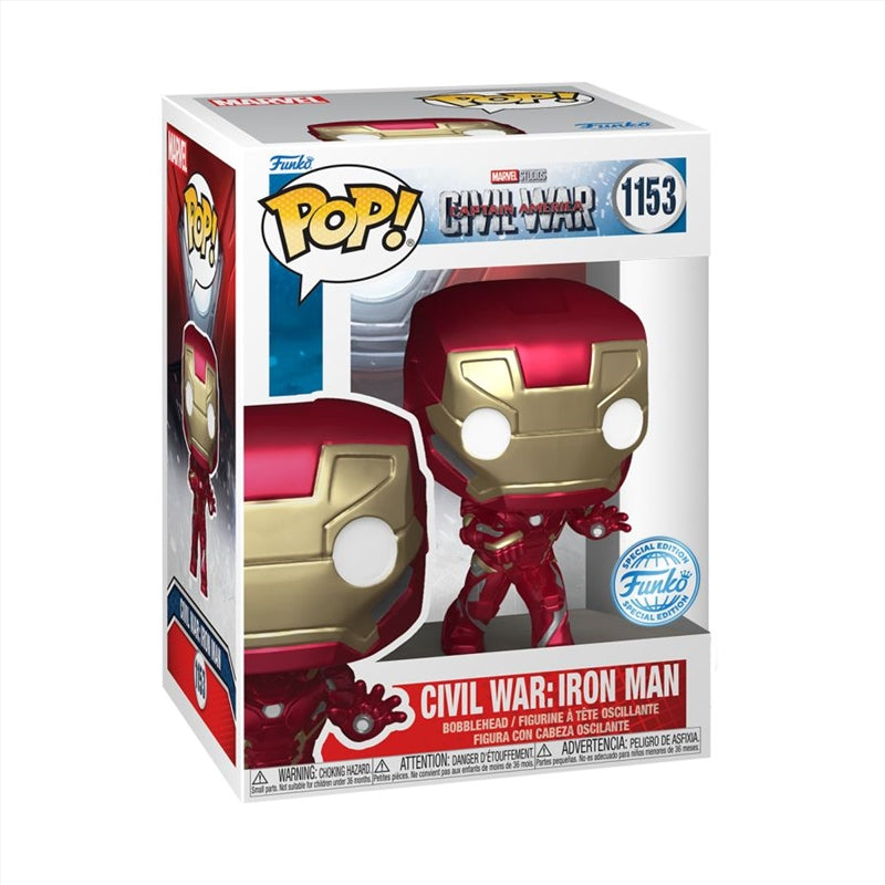 Captain America 3: Civil War - Iron Man US Exclusive Build-A-Scene Pop! Vinyl [RS]